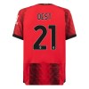 Maglia ufficiale AC Milan Dest 21 Casa 2023-24 per Uomo